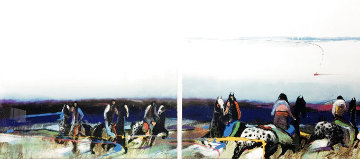 Untitled Diptych 1984 67x30 Huge Limited Edition Print - Earl Biss Untitled Diptych 1984 67x30 Huge Limited Edition Print - Earl Biss
