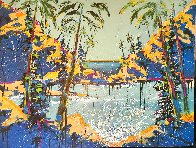 Paradise In My Mind - Oil on Canvas 48x60 1981 Original Painting by Earl Biss - 0