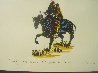 Stalking with Medicine That Speaks Like Thunder 1986 15x20 Unique Embellished Limited Edition Print by Earl Biss - 2 Stalking with Medicine That Speaks Like Thunder 1986 15x20 Unique Embellished Limited Edition Print by Earl Biss - 2