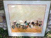 Buffalo Hunt 1980 Presentation Proof Limited Edition Print by Earl Biss - 2 Buffalo Hunt 1980 Presentation Proof Limited Edition Print by Earl Biss - 2