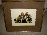 Old Chiefs Posing 1986 Limited Edition Print by Earl Biss - 2 Old Chiefs Posing 1986 Limited Edition Print by Earl Biss - 2