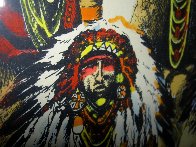 Old Chiefs Posing 1986 Limited Edition Print by Earl Biss - 6 Old Chiefs Posing 1986 Limited Edition Print by Earl Biss - 6