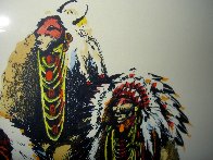 Old Chiefs Posing 1986 Limited Edition Print by Earl Biss - 7 Old Chiefs Posing 1986 Limited Edition Print by Earl Biss - 7