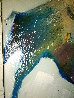Buffalo Sky 1986 48x12 Original Painting by Earl Biss - 3