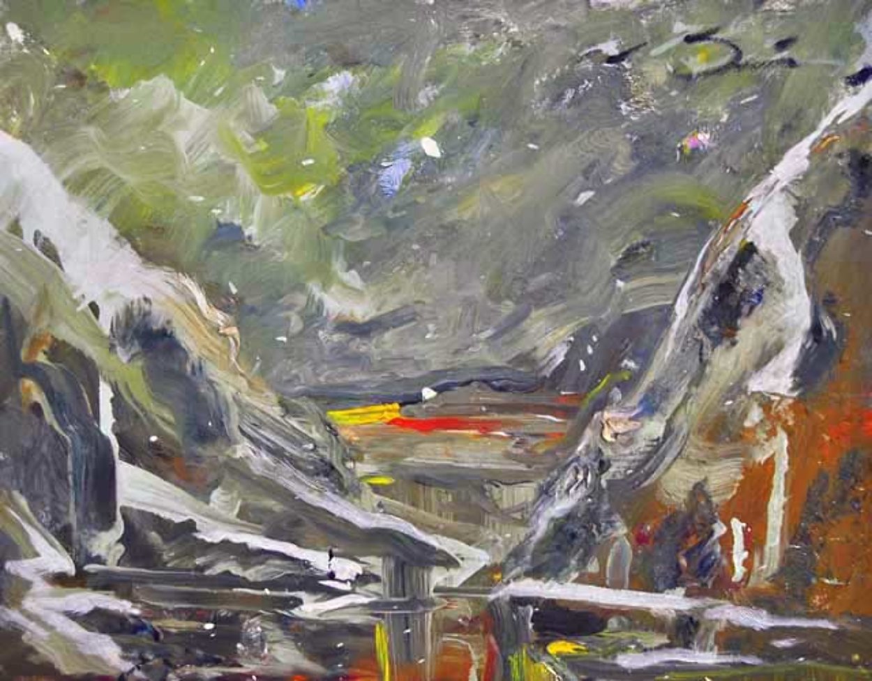 Aleutian Sunrise 1981 (Early) 14x18 Original Painting by Earl Biss Aleutian Sunrise 1981 (Early) 14x18 Original Painting by Earl Biss