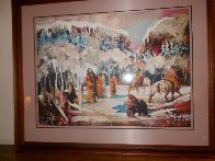 Ice Fisherman Limited Edition Print by Earl Biss - 1 Ice Fisherman Limited Edition Print by Earl Biss - 1