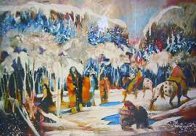 Ice Fisherman Limited Edition Print by Earl Biss - 0 Ice Fisherman Limited Edition Print by Earl Biss - 0