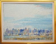 Riders on the Bank 44x56 Original Painting by Earl Biss - 0 Riders on the Bank 44x56 Original Painting by Earl Biss - 0