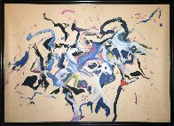 Dream of Wild Horses 1980 64x88 Original Painting by Earl Biss - 2 Dream of Wild Horses 1980 64x88 Original Painting by Earl Biss - 2