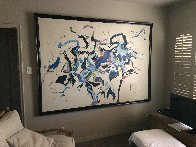 Dream of Wild Horses 1980 64x88 Original Painting by Earl Biss - 1 Dream of Wild Horses 1980 64x88 Original Painting by Earl Biss - 1