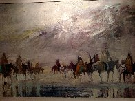 Riders on the Plain 1995 42x30 Original Painting by Earl Biss - 1 Riders on the Plain 1995 42x30 Original Painting by Earl Biss - 1