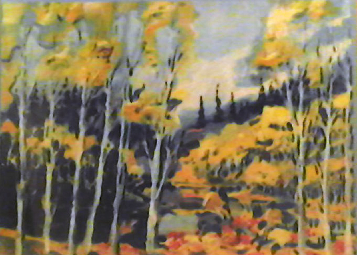 Autumn in the Rockies 1985 Limited Edition Print by Earl Biss Autumn in the Rockies 1985 Limited Edition Print by Earl Biss