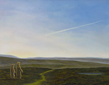 Verdant Path 32x38 Original Painting - Robert Bissell Verdant Path 32x38 Original Painting - Robert Bissell