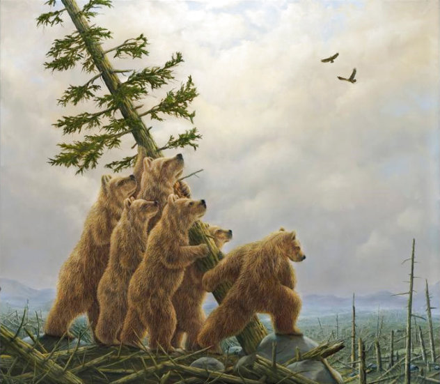 Blowdown - Huge Limited Edition Print by Robert Bissell