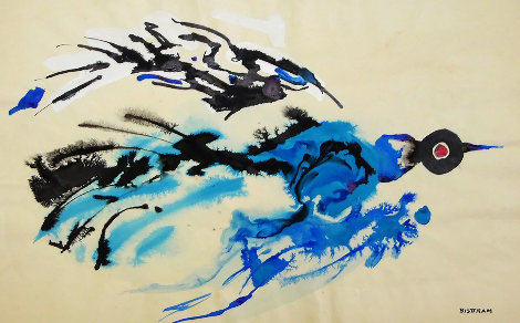 Bird Works on Paper (not prints) - Emil Bisttram