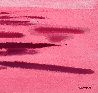 Transcendental Landscape in Pink 1940 15x19 Works on Paper (not prints) by Emil Bisttram - 2