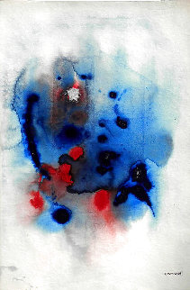 Transcendental Abstraction 1940 21x15 Works on Paper (not prints) - Emil Bisttram Transcendental Abstraction 1940 21x15 Works on Paper (not prints) - Emil Bisttram