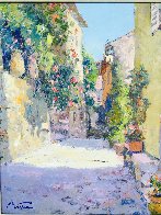 Hauts De Cagnes 28x32 Original Painting by Pierre Bittar - 4 Hauts De Cagnes 28x32 Original Painting by Pierre Bittar - 4