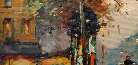 Theatre Du Vaudeville 24x29 Original Painting by Antoine Blanchard - 3 Theatre Du Vaudeville 24x29 Original Painting by Antoine Blanchard - 3