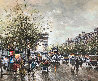 Arc De Triomphe Et Les Champs a Lysees a Paris  24x19 Original Painting by Antoine Blanchard - 0
