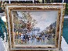 Arc De Triomphe et Les Champs a Lysees a Paris  32x28 - Paris, France Original Painting by Antoine Blanchard - 1