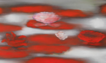 Floating Red 2019   Limited Edition Print - Ross Bleckner