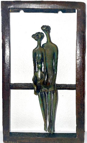 Untitled Figurative Unique Bronze Sculpture 14 in Sculpture - Ruth Bloch