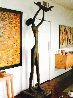 Joy Bronze Life Size Sculpture 93 Inches Sculpture by Ruth Bloch - 8