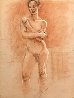 Nude Pastel 1987 25x19 Works on Paper (not prints) by Toby Bluth - 0
