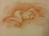 Nude Female 2 1987 Pastel 19x25 Works on Paper (not prints) by Toby Bluth - 1