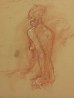 Nude 3, Double-Sided 1987 25x19 Works on Paper (not prints) by Toby Bluth - 2