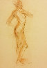 Nude 3, Double-Sided 1987 25x19 Works on Paper (not prints) by Toby Bluth - 0