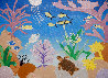 Untitled Seascape 1990 25x19 Original Painting by Sharie Hatchett Bohlmann - 0