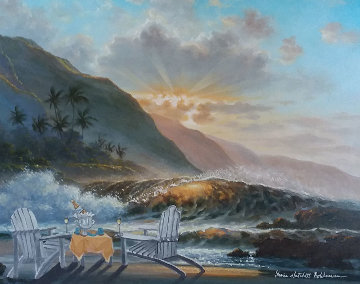 Morning Breeze 2007 34x40 Super Huge Original Painting - Sharie Hatchett Bohlmann Morning Breeze 2007 34x40 Super Huge Original Painting - Sharie Hatchett Bohlmann