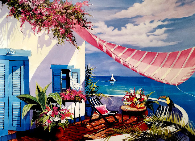 Tropical Paradise 1990 Limited Edition Print by Sharie Hatchett Bohlmann