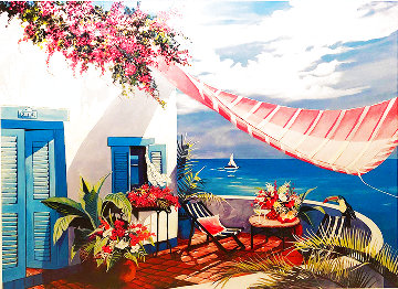 Tropical Afternoon 1999 Limited Edition Print - Sharie Hatchett Bohlmann Tropical Afternoon 1999 Limited Edition Print - Sharie Hatchett Bohlmann