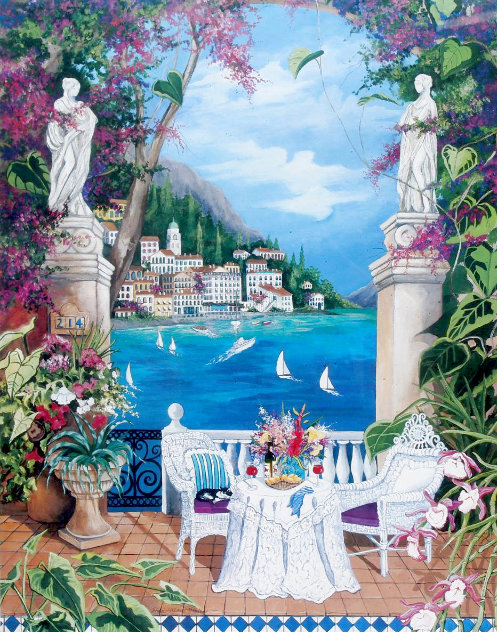 Romantic Bellagio 1999 - Huge - Italy Limited Edition Print by Sharie Hatchett Bohlmann