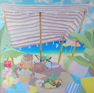Untitled Painting 1985 40x40 Original Painting - Sharie Hatchett Bohlmann Untitled Painting 1985 40x40 Original Painting - Sharie Hatchett Bohlmann