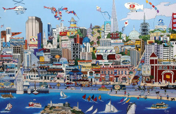 Heart of San Francisco (CA) Limited Edition Print - Sharie Hatchett Bohlmann Heart of San Francisco (CA) Limited Edition Print - Sharie Hatchett Bohlmann