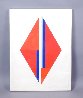 Geometric Composition With Red Diamond AP 1975 Limited Edition Print by Ilya Bolotowsky - 1