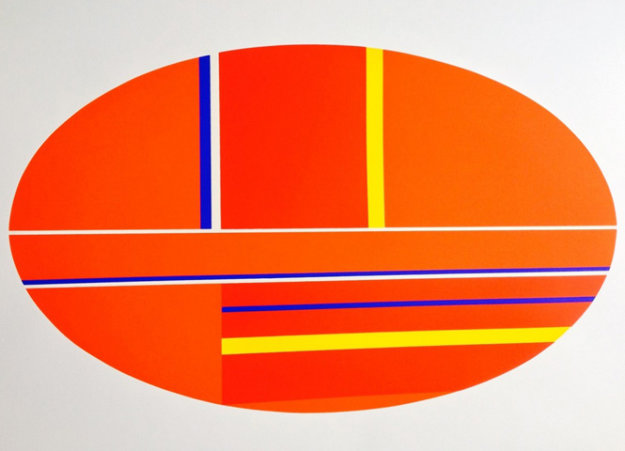 Oval AP 1979 Limited Edition Print by Ilya Bolotowsky Oval AP 1979 Limited Edition Print by Ilya Bolotowsky
