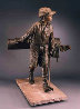 Divot Bronze Life Size Sculpture 46 in - Golf Sculpture by Bill Bond - 2