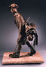 Divot Bronze Life Size Sculpture 46 in - Golf Sculpture by Bill Bond - 0