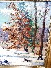 Untitled Winter Landscape 26x30 Original Painting by James King Bonnar - 3