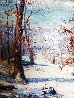Untitled Winter Landscape 26x30 Original Painting by James King Bonnar - 4