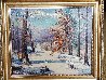 Untitled Winter Landscape 26x30 Original Painting by James King Bonnar - 1