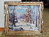 Untitled Winter Landscape 26x30 Original Painting by James King Bonnar - 2