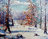 Untitled Winter Landscape 26x30 Original Painting by James King Bonnar - 0