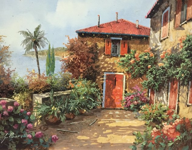 Terre Rosse 2005 17x19 Original Painting by Guido Borelli