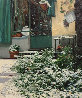 La Neve a Casa 2010 34x30 - Italy Original Painting by Guido Borelli - 0